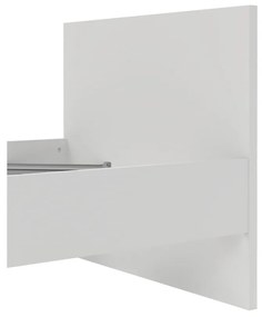 Бяло единично легло 90x190 cm Naia – Tvilum