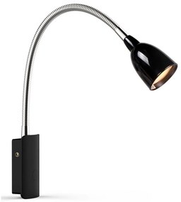 Markslöjd 105940 - LED Аплик TULIP LED/2,5W/230V черен