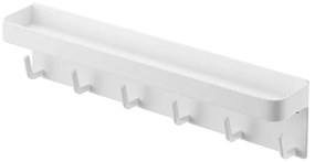 Бял стенен стелаж за ключове с рафт Smart - YAMAZAKI