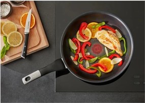 Втора ръка: Тиган Tefal G2550572, 26 см, Thermo-Spot, Незалепващо титаниево покритие X6, Индукция, Черен