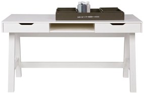 Бяло бюро Nikki - WOOOD