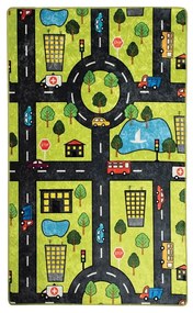 Детски килим , 100 x 160 cm Green City - Conceptum Hypnose
