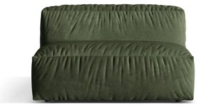 Зелен кадифен модул за диван (среден модул) Martina – Micadoni