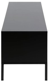 Черна маса за телевизор от дъб 140x45 cm Seaford - Actona