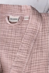 Розова муселинова хавлия размер S/M Kimono – Foutastic