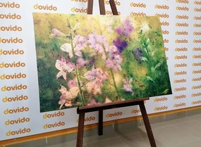 Картина на платно – Акварелна рисунка на планинско растение