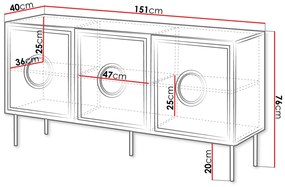 Бюфет Palazzo 3D