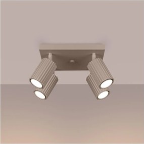 Brilagi - LED точково осветително тяло CRESTO 4xGU10/10W/230V таупе