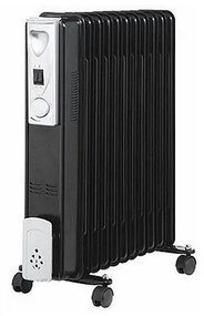 Маслен радиатор с 11 ребра 1000/1500/2500W/230V черен