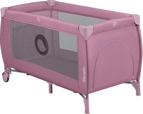 Lionelo - Преносима пътна кошара STEFI PLUS Розова магнолия