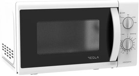 Микровълнова фурна Tesla MW2030MW, 20 литра, Размразяване, 700 W, 5 нива на мощност, Бял