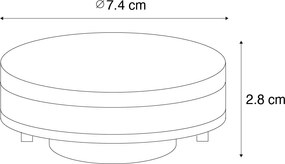 Комплект от 3 интелигентни GX53 димируеми LED крушки 9W 806LM 2700K-6500K вкл. Zigbee Smart Hub