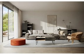 Черна матова етажерка 100x147 cm Nina - TemaHome