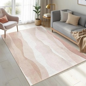 Кремав килим подходящ за пране 120x180 cm Komodo Beach – Mila Home