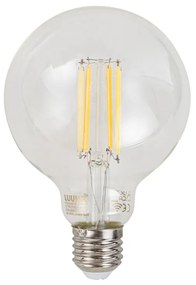 Комплект от 5 Интелигентни димируеми LED крушки E27 G95 прозрачни 7W 806lm 2700-6500K