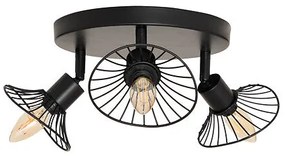 Плафониера atmosphera Adelia, 25 cm, Черен