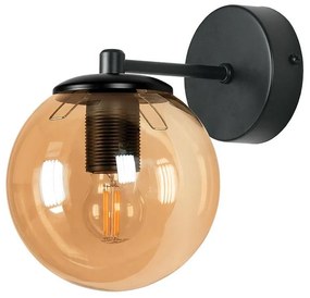 Аплик ГАРДА, черен/мед, 1xE27