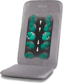 Масажираща седалка Beurer MG 202, 2 скорости, Авто изключване, Шиацу, Сив