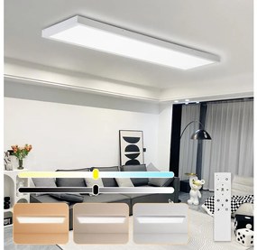 Brilagi-LED Димируемо осветително тяло за баня FRAME SMART LED/50W/230V IP44 бяло+дистанционно управление