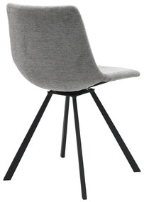 Светлосив трапезен стол Yukon – Unique Furniture