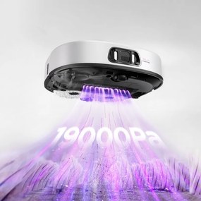 Прахосмукачка робот Eureka J15 Ultra, 19000 Pa, 3 л, Автономия 150 мин, Lidar + RGB камера, FlexiRazor, Гласов контрол, Бял