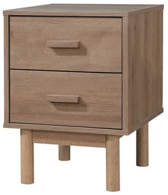 Нощно шкафче от декор от дъб в естествен цвят Melanie – Støraa