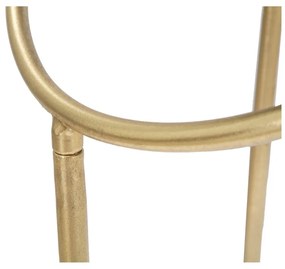 Кръгла масичка за кафе със стъклен плот ø 40 cm Ring - Mauro Ferretti