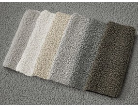 Тъмносив ъглов диван от прежда с примки от букле (ляв ъгъл) Leonore – Bobochic Paris