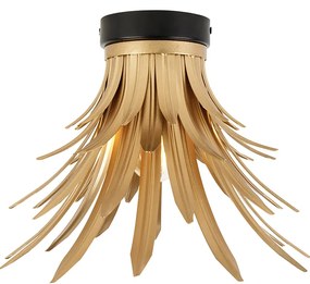 Арт Деко плафон златен с черно - Wesley