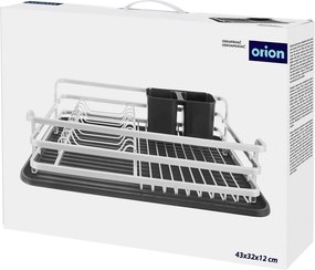 Черно-бял метална тавичка за оттичане 43x32 cm Deluxe – Orion