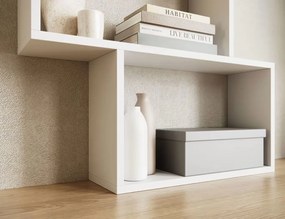 Книжна етажерка Idaho-Бяло