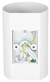 Дизайнерска стенна лампа Бяла Кръгла GU10 50mm - Sabbir