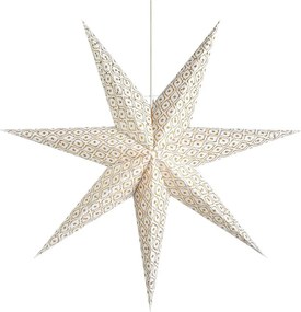 Бяла висяща коледна светлинна украса Baroque – Markslöjd