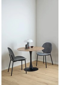 Антрацитен трапезен стол Cliff – Actona