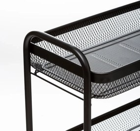 Кухненска количка 5five Mayaj, Метал, Правоъгълна - Черен