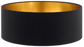 Eglo 32481 - Универсален абажур TUNJA E27 Ø 30 см черен/меден