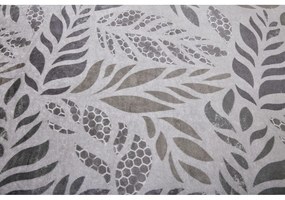 Сиво единично спално бельо от микроплюш 140x200 cm Judith – My House