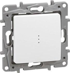 Legrand Девиаторен ключ с индикация и лампичка без крачета 16A 230W 3mA цвят бял Niloe - 664716
