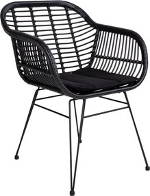 Комплект от 2 фотьойла от ратан за открито с възглавница Trieste - House Nordic