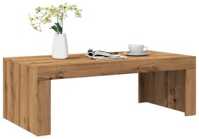 856683 vidaXL Кафе маса, дъб артизан, 102x50x35 см, инженерно дърво