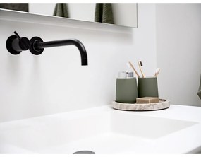 Зелена порцеланова чаша за четки за зъби Nova - Zone