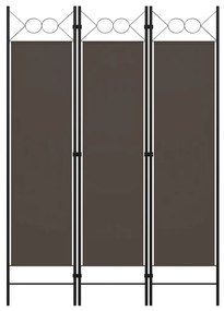 320701 vidaXL Параван за стая, 3 панела, антрацит, 120x180 см