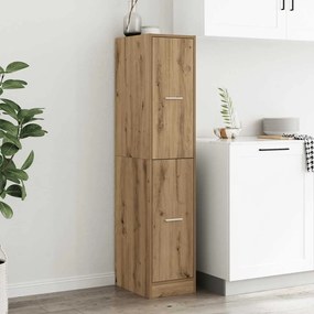 855177 vidaXL Шкаф органайзер, дъб артизан, 30x41x144,5 см, инженерно дърво