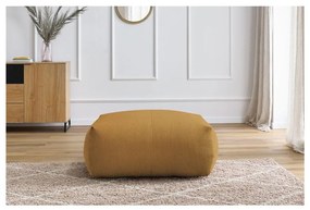Жълта табуретка от рипсено кадифе Voltaire – Bobochic Paris
