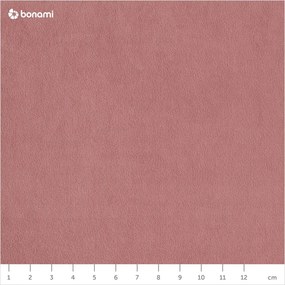 Розов кадифен ъглов разтегателен диван, ляв ъгъл Stylish Stan - Miuform