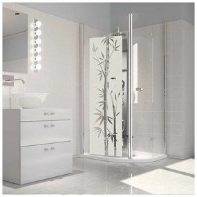 Водоустойчив стикер за душ Бамбук, 195 x 55 cm - Ambiance