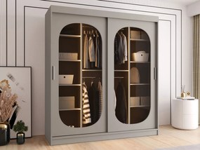 Гардероб Бахрайн 180 плъзгащ-Кашмир