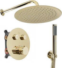 Душ система за вграждане Rea Lungo Diamond Gold+ BOX