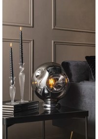 Стъклен свещник, височина 17 cm Swirl - PT LIVING