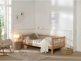 Детско легло от масивен бук с включена подматрачна рамка в естествен цвят 90x200 cm Forrest – Vipack